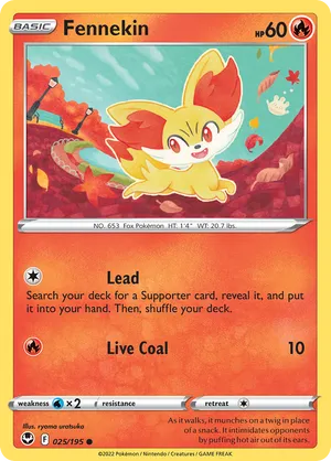025/195 Fennekin - Silver Tempest by Poké Zen DXB on MYNTED