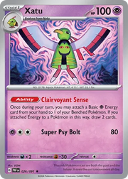 026/091 Xatu - Reverse Holo - Paldean Fates by Poké Zen DXB on MYNTED