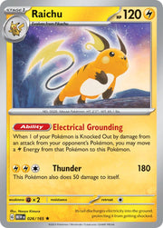 026/165 Raichu - Reverse Holo - 151 (MEW) by Poké Zen DXB on MYNTED