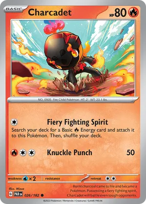 026/182 Charcadet - Paradox Rift by Poké Zen DXB on MYNTED