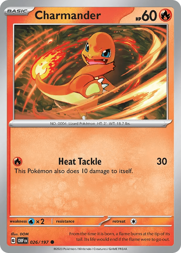 026/197 Charmander - Holo - Obsidian Flames / Charizard ex Premium Collection by Poké Zen DXB on MYNTED