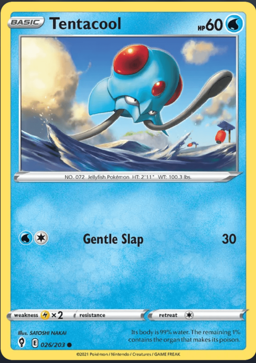 026/203 Tentacool - Evolving Skies by Poké Zen DXB on MYNTED