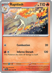 027/162 Rapidash - Temporal Forces by Poké Zen DXB on MYNTED