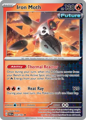 028/182 Iron Moth - Paradox Rift by Poké Zen DXB on MYNTED