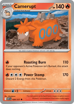 028/217 Camerupt - Ascended Heroes by Poké Zen DXB on MYNTED