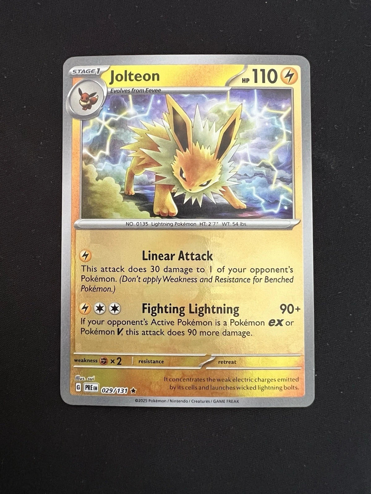 Jolteon - 029/131 (Master Ball Pattern) - SV: Prismatic Evolutions (PRE)