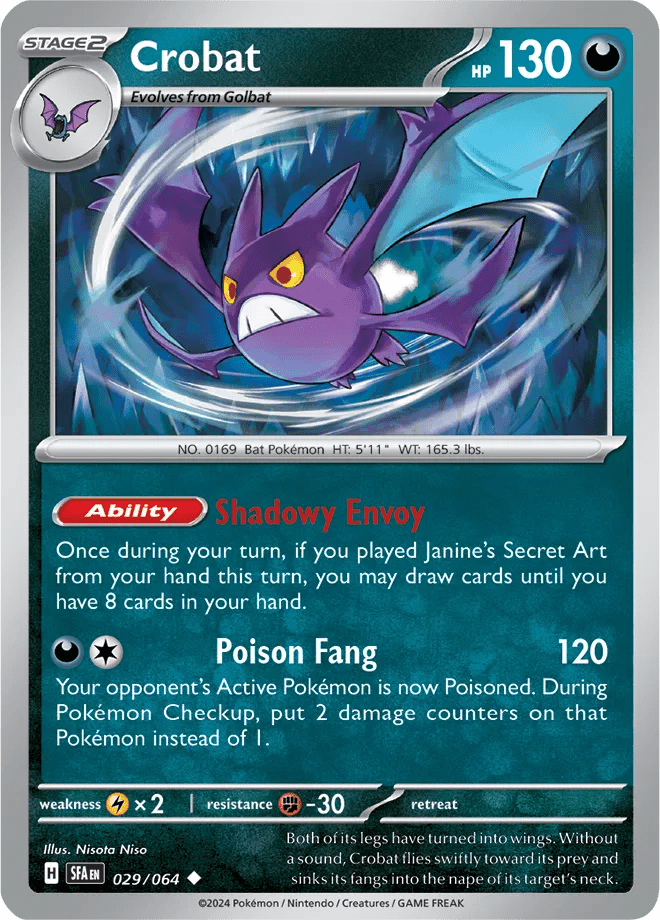 029/064 Crobat - Reverse Holo - Shrouded Fable by Poké Zen DXB on MYNTED
