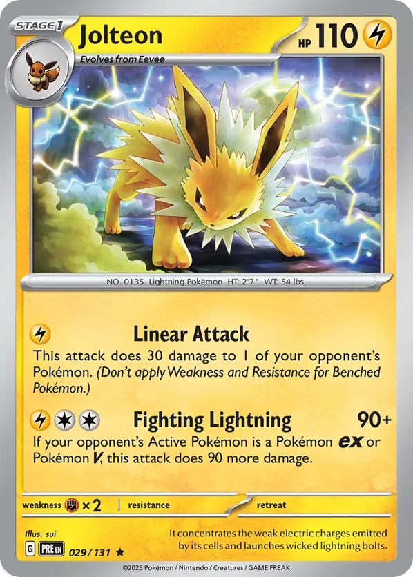 029/131 Jolteon - Reverse Holo - Prismatic Evolutions by Poké Zen DXB on MYNTED