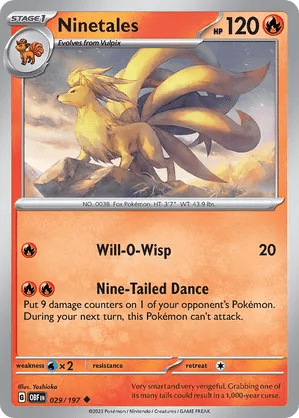 029/197 Ninetales - Obsidian Flames by Poké Zen DXB on MYNTED