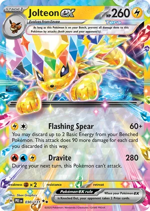 030/131 Jolteon ex - Prismatic Evolutions by Poké Zen DXB on MYNTED