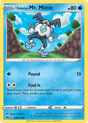 030/159 Mr. Mime - Crown Zenith by Poké Zen DXB on MYNTED