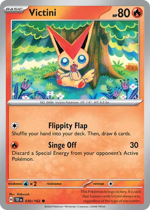 030/162 Victini - Temporal Forces by Poké Zen DXB on MYNTED
