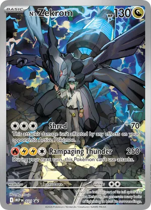 031 N's Zekrom - ME Black Star Promo by Poké Zen DXB on MYNTED