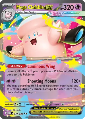 031/088 Mega Clefable ex - Perfect Order by Poké Zen DXB on MYNTED