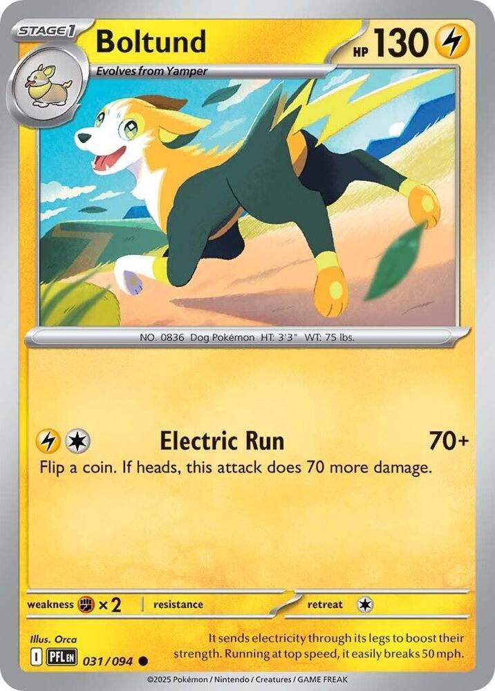 031/094 Boltund Normal · Phantasmal Flames (PFL) by PokeMarsi on MYNTED