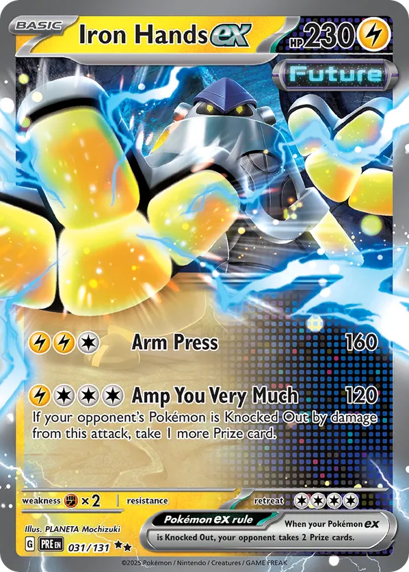 031/131 Iron Hands ex - Prismatic Evolutions by Poké Zen DXB on MYNTED