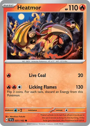 031/162 Heatmor - Reverse Holo - Temporal Forces by Poké Zen DXB on MYNTED