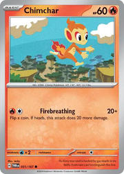 031/167 Chimchar - Twilight Masquerade by Poké Zen DXB on MYNTED