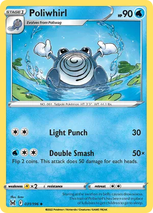 031/196 Poliwhirl - Lost Origin by Poké Zen DXB on MYNTED