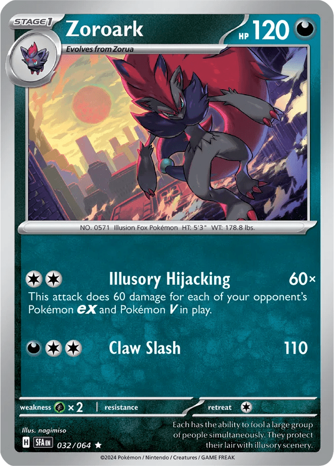 032/064 Zoroark - Shrouded Fable by Poké Zen DXB on MYNTED