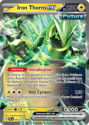 032/131 Iron Thorns ex - Prismatic Evolutions by Poké Zen DXB on MYNTED