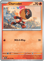 032/191 Charcadet - Reverse Holo - Surging Sparks by Poké Zen DXB on MYNTED