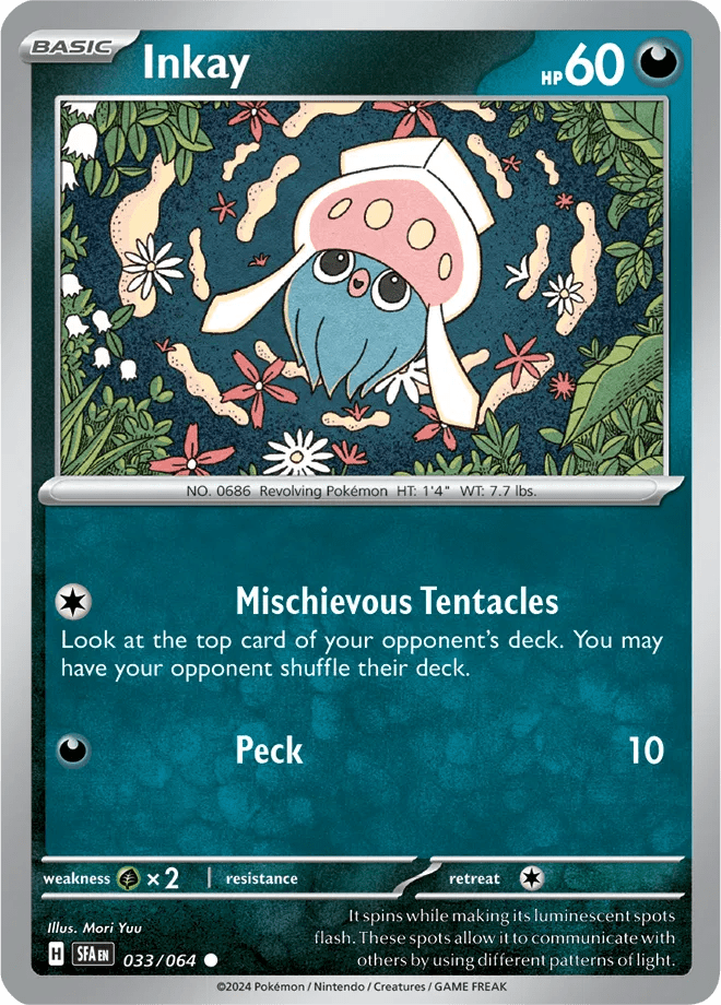 033/064 Inkay - Shrouded Fable by Poké Zen DXB on MYNTED