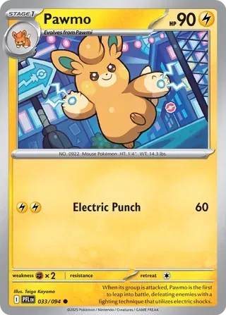 033/094 Pawmo - Phantasmal Flames by Poké Zen DXB on MYNTED