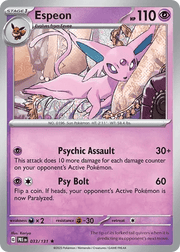033/131 Espeon - Prismatic Evolutions by Poké Zen DXB on MYNTED