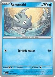033/182 Remoraid - Paradox Rift by Poké Zen DXB on MYNTED
