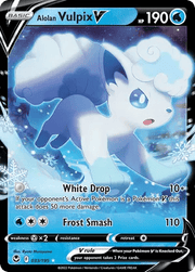 033/195 Alolan Vulpix V - Silver Tempest by Poké Zen DXB on MYNTED