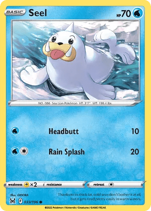 033/196 Seel - Lost Origin by Poké Zen DXB on MYNTED