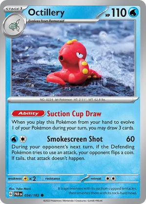 034/182 Octillery - Paradox Rift by Poké Zen DXB on MYNTED