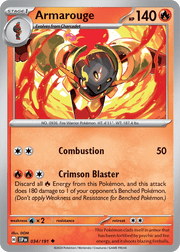 034/191 Armarouge - Reverse Holo - Surging Sparks by Poké Zen DXB on MYNTED