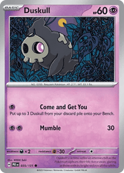 035/131 Duskull - Prismatic Evolutions by Poké Zen DXB on MYNTED