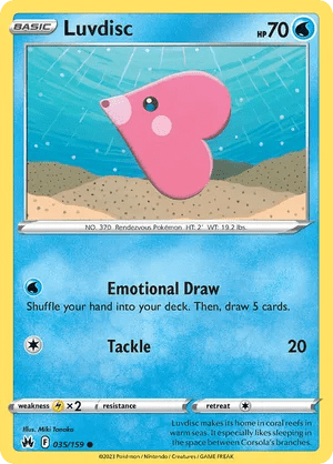 035/159 Luvdisc - Crown Zenith by Poké Zen DXB on MYNTED