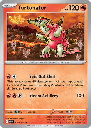 035/162 Turtonator - Reverse Holo - Temporal Forces by Poké Zen DXB on MYNTED
