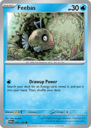 035/182 Feebas - Reverse Holo - Paradox Rift by Poké Zen DXB on MYNTED