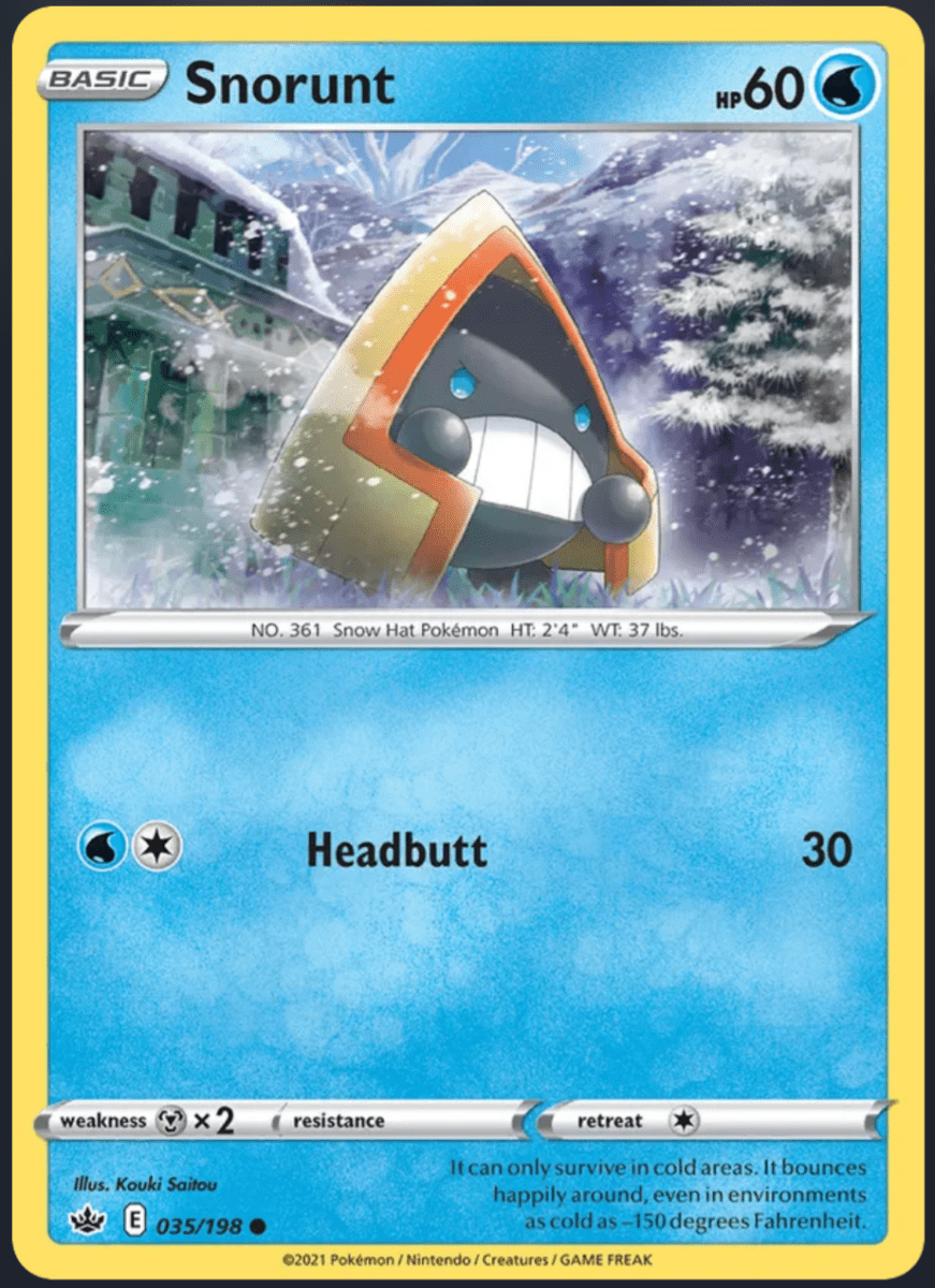 035/198 - Snorunt - Chilling Reign by Poké Zen DXB on MYNTED