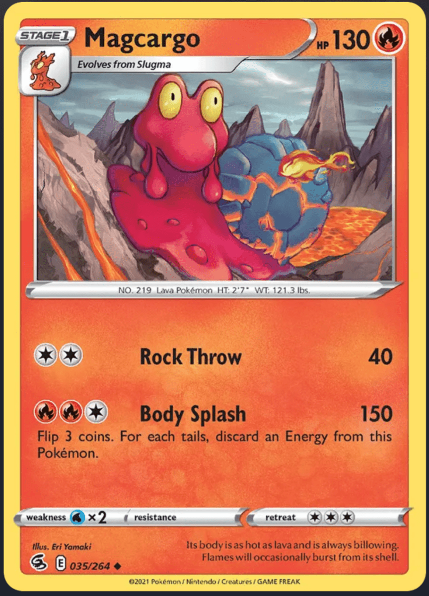 035/264 - Magcargo - Fusion Strike by Poké Zen DXB on MYNTED