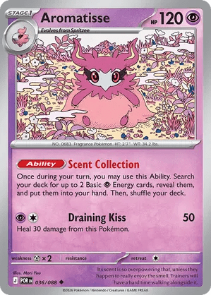 036/088 Aromatisse - Reverse Holo - Perfect Order by Poké Zen DXB on MYNTED