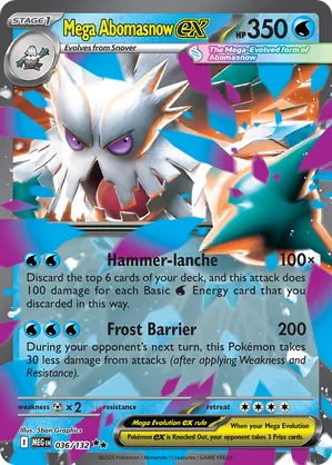 036/132 Mega Abomasnow ex - Mega Evolution by Poké Zen DXB on MYNTED