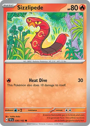 036/162 Sizzlipede - Temporal Forces by Poké Zen DXB on MYNTED