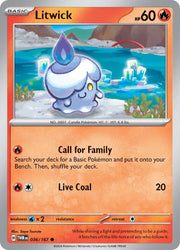 036/167 · Litwick · Normal (TWM) by Dusk TCG on MYNTED