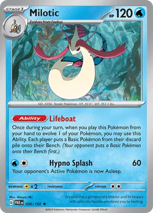 036/182 Milotic - Paradox Rift by Poké Zen DXB on MYNTED
