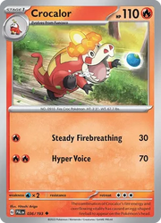 036/193 Crocalor - Paldea Evolved by Poké Zen DXB on MYNTED