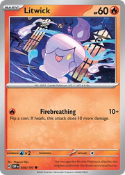 036/197 036/197 Litwick - Reverse Holo - Obsidian Flames - Obsidian Flames by Poké Zen DXB on MYNTED