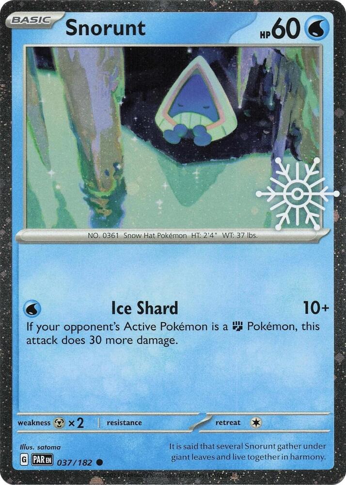 Snorunt - [SEALED] 037/182 (Holiday Calendar) Promo