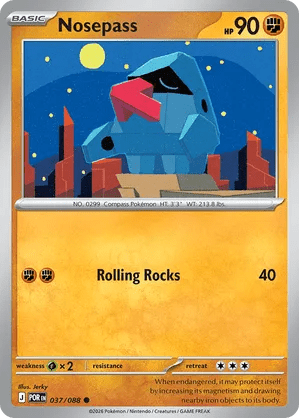 037/088 Nosepass - Reverse Holo - Perfect Order by Poké Zen DXB on MYNTED