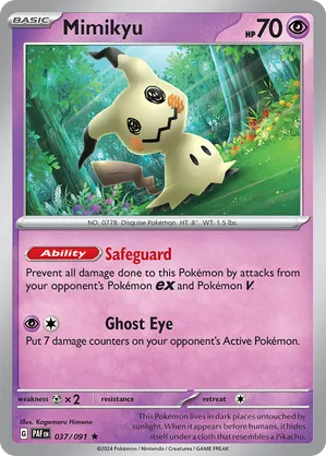 037/091 Mimikyu - Paldean Fates by Poké Zen DXB on MYNTED